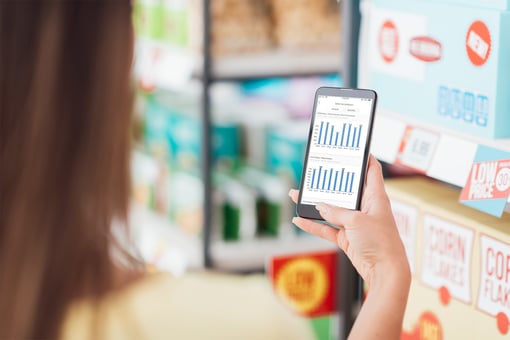 Woman with Phone in Store (1)